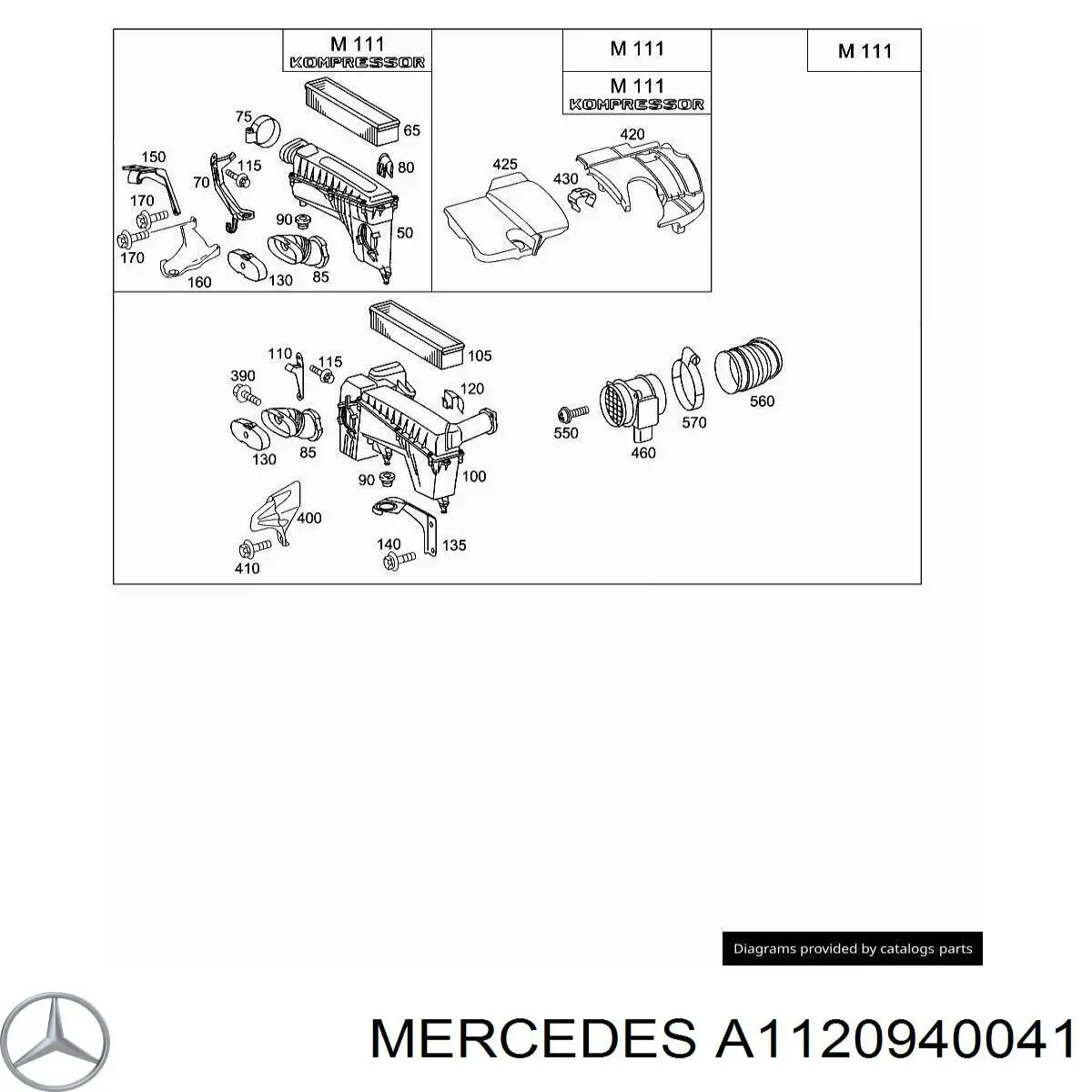  Mercedes A1120940041 цена, от 5.65 USD