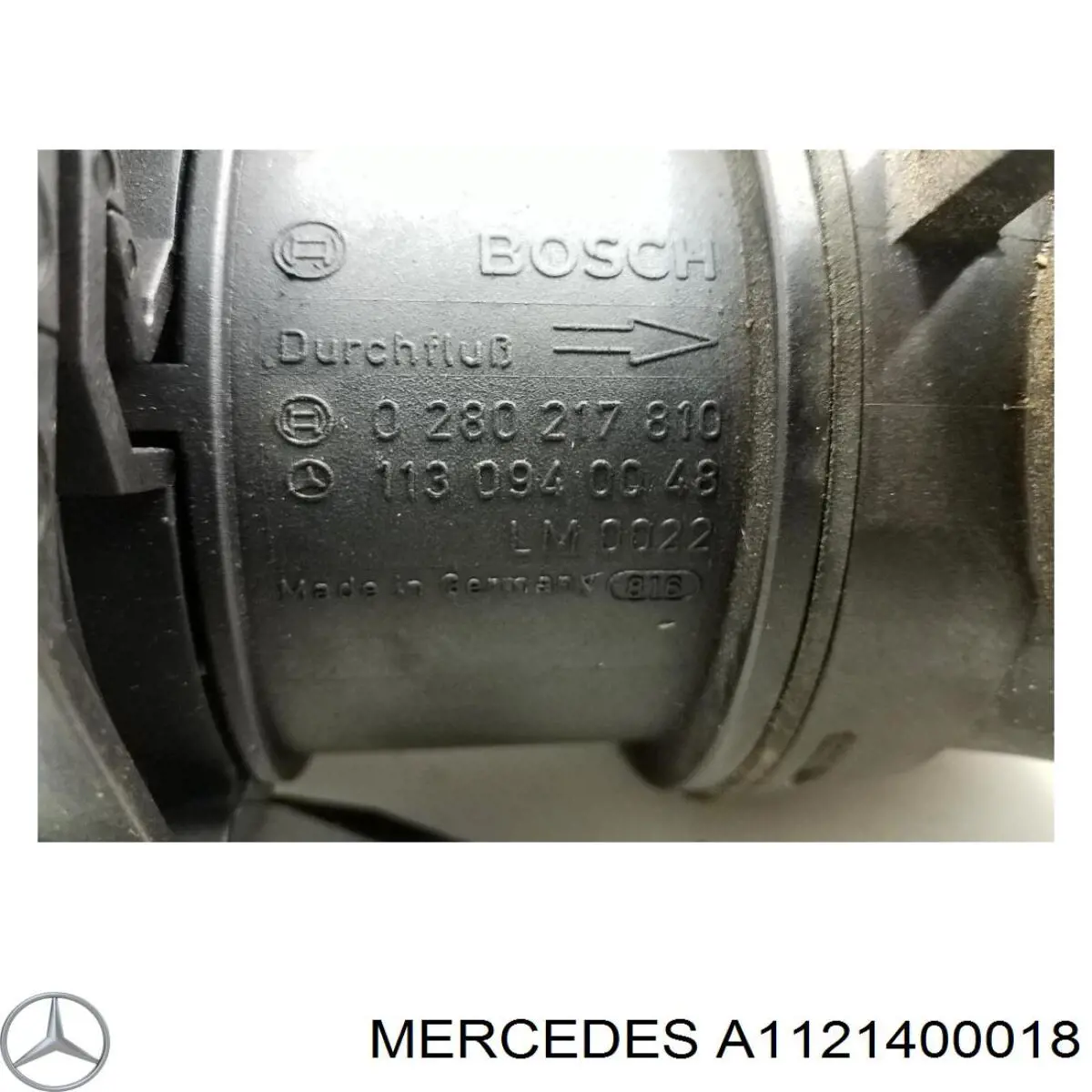 Патрубок воздушный, выход воздушного фильтра Mercedes A1121400018 цена, от 7.98 USD