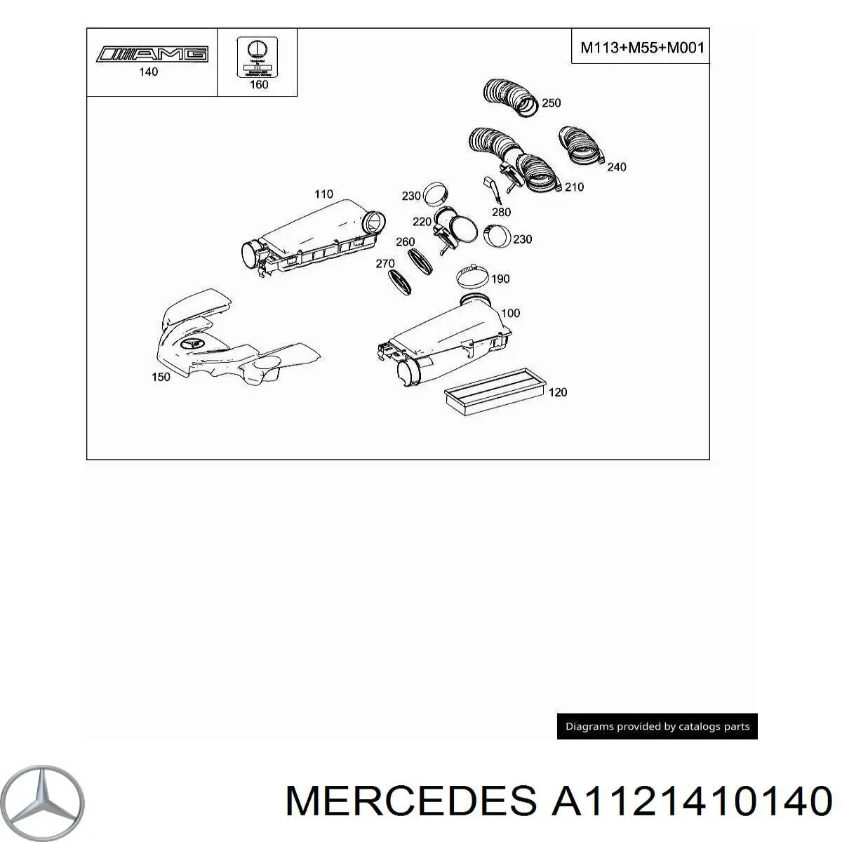  A1121410140 Mercedes