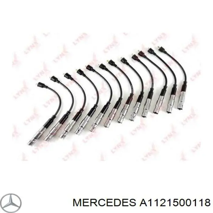 Провод высоковольтный, цилиндр №1, 4 Mercedes A1121500118