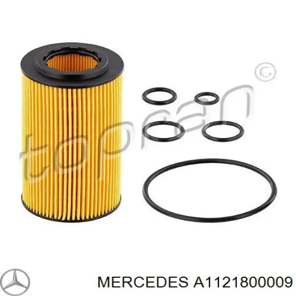A1121800009 Mercedes масляный фильтр