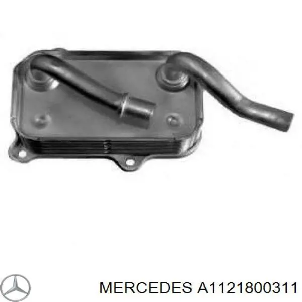Купить A1121800311 Mercedes Масляный радиатор охлаждения АКПП