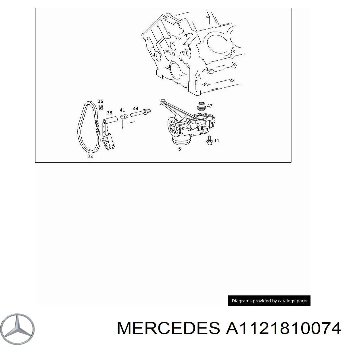  Mercedes A1121810074 цена, от 4.87 USD