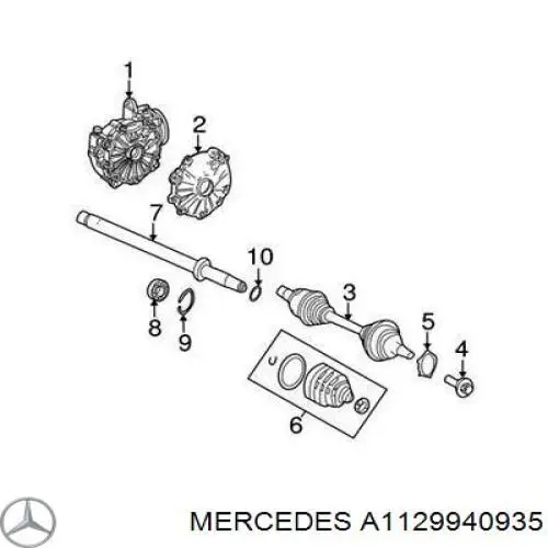 Купить 1129940935 Mercedes 