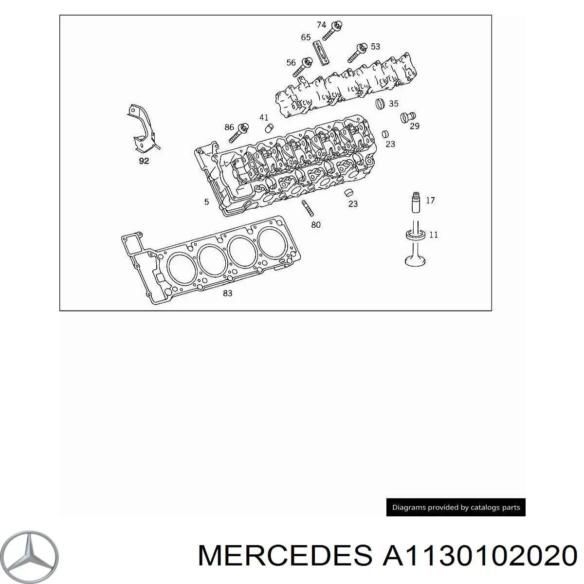 A1130102020 Mercedes 