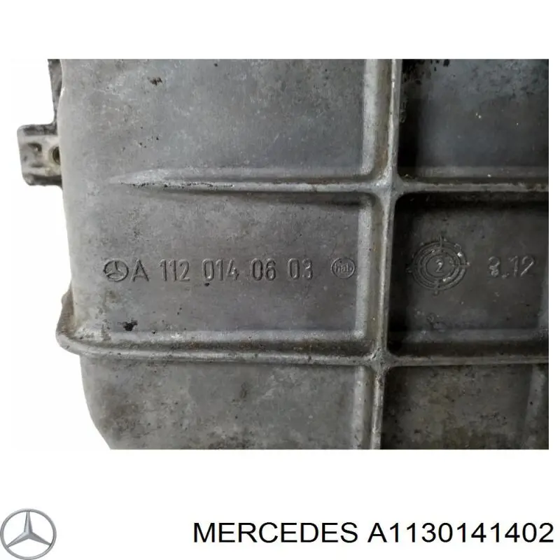 Поддон масляный картера двигателя, верхняя часть 1130140202 Mercedes