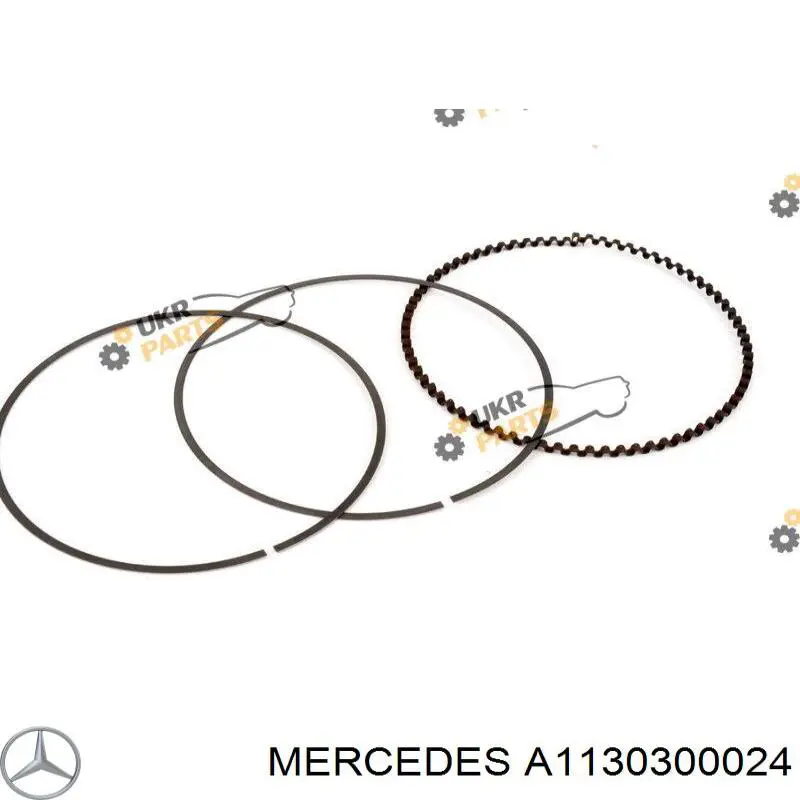 Купить A1130300024 Mercedes Комплект поршневых колец на 1 цилиндр, стандарт