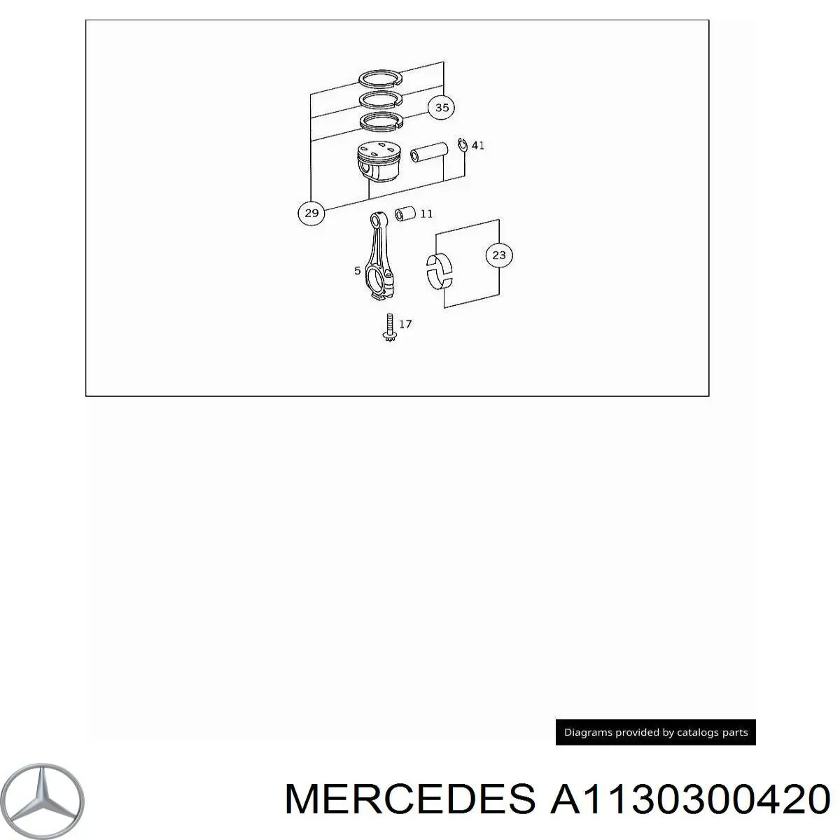 A1130300420 Mercedes 