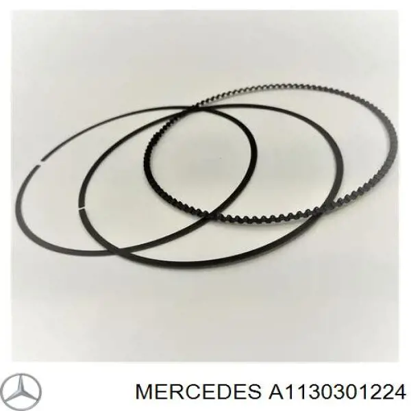 Кольца поршневые на 1 цилиндр, STD. Mercedes A1130301224