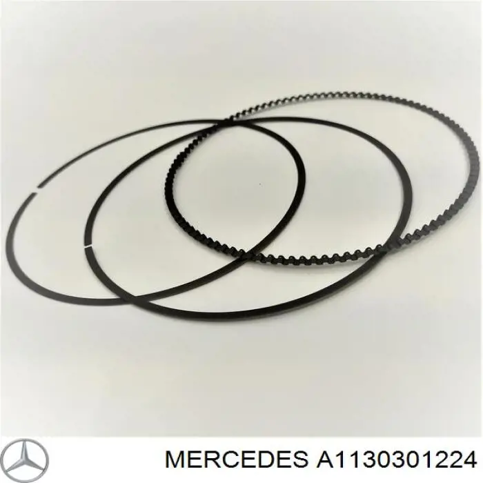 Купить A1130301224 Mercedes Комплект поршневых колец на 1 цилиндр, стандарт