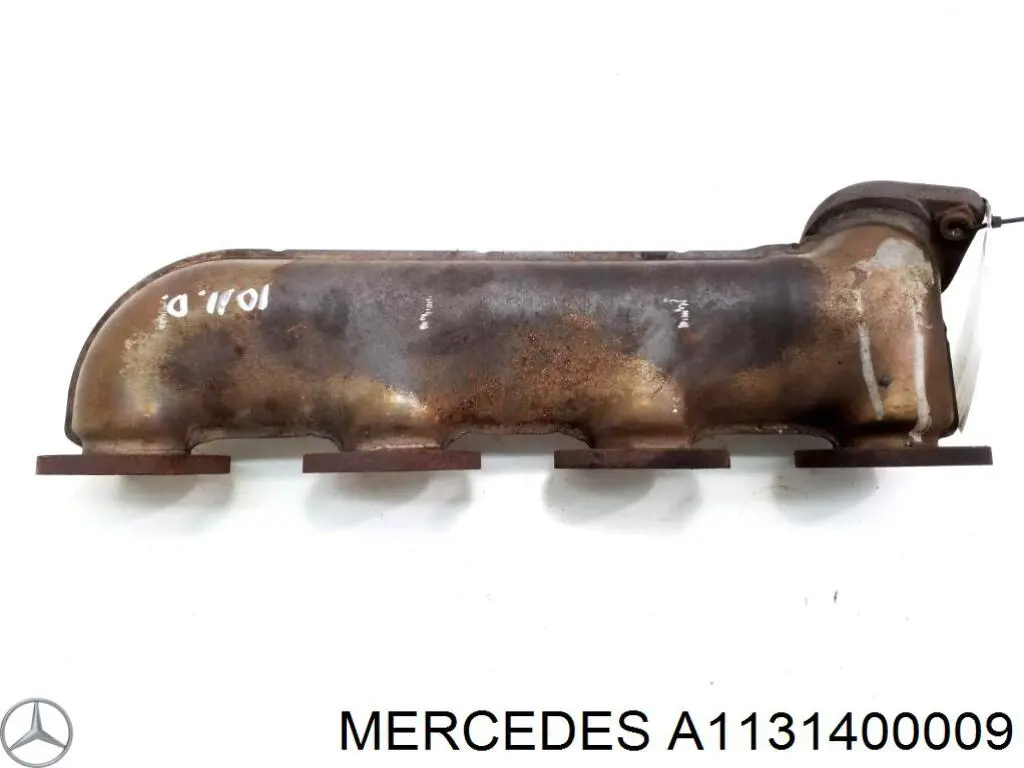 A1131400009 Mercedes tubo coletor de escape direito