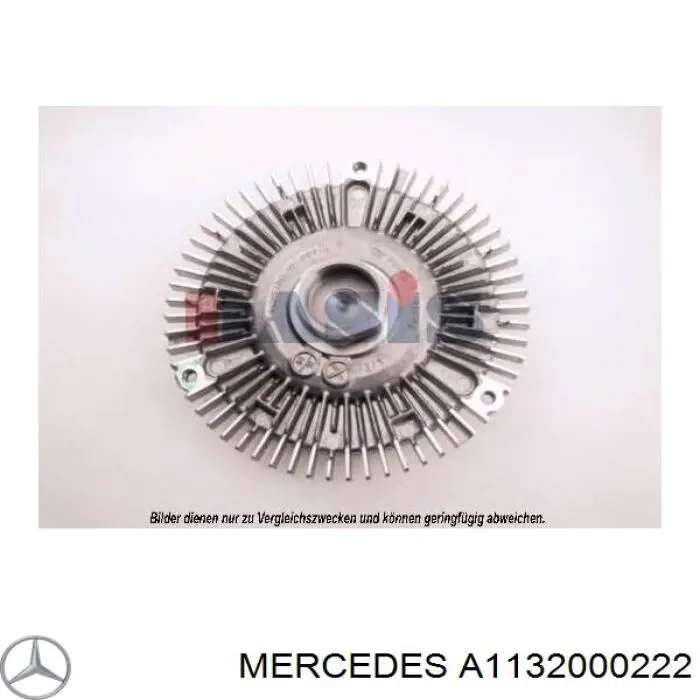 Вискомуфта (вязкостная муфта) вентилятора охлаждения Mercedes A1132000222