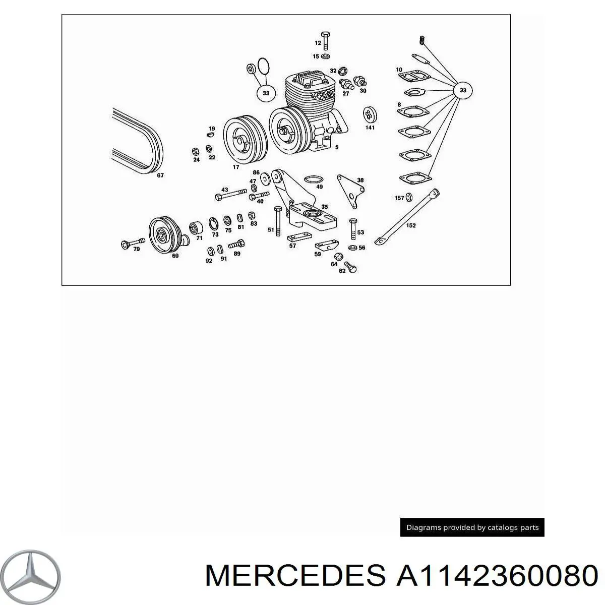 A1142360080 Mercedes 