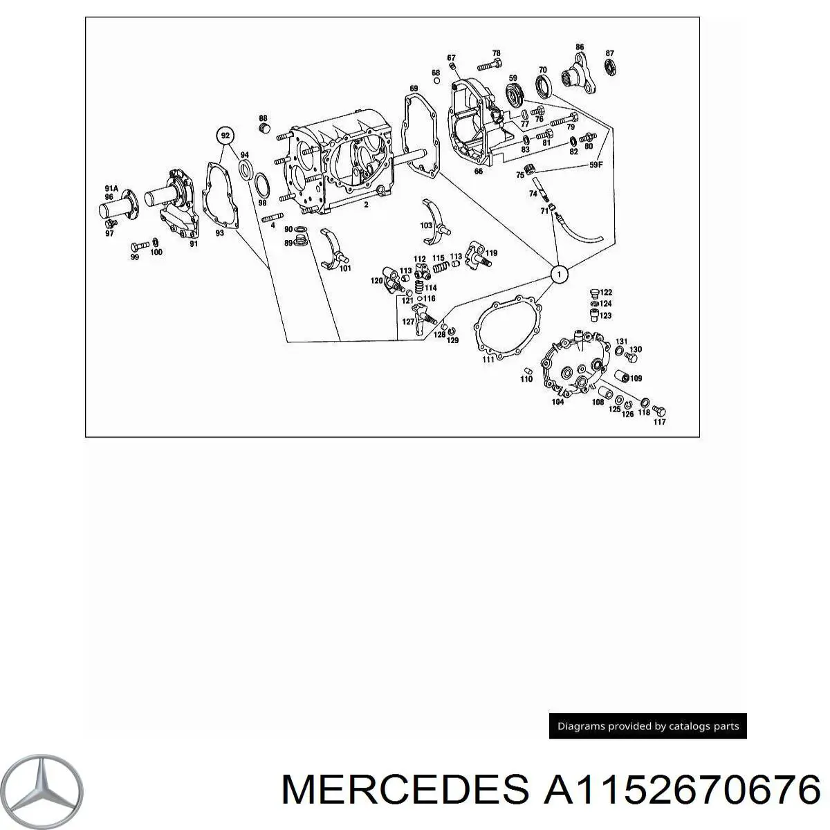  Mercedes A1152670676 цена, от 9.49 USD
