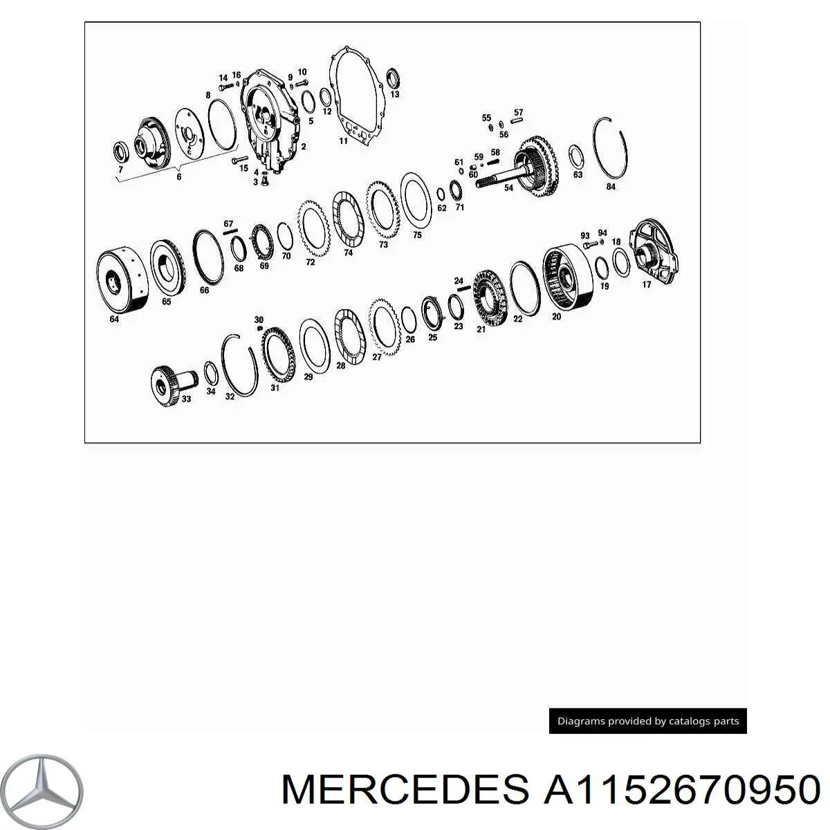 Купить A1152670950 Mercedes 