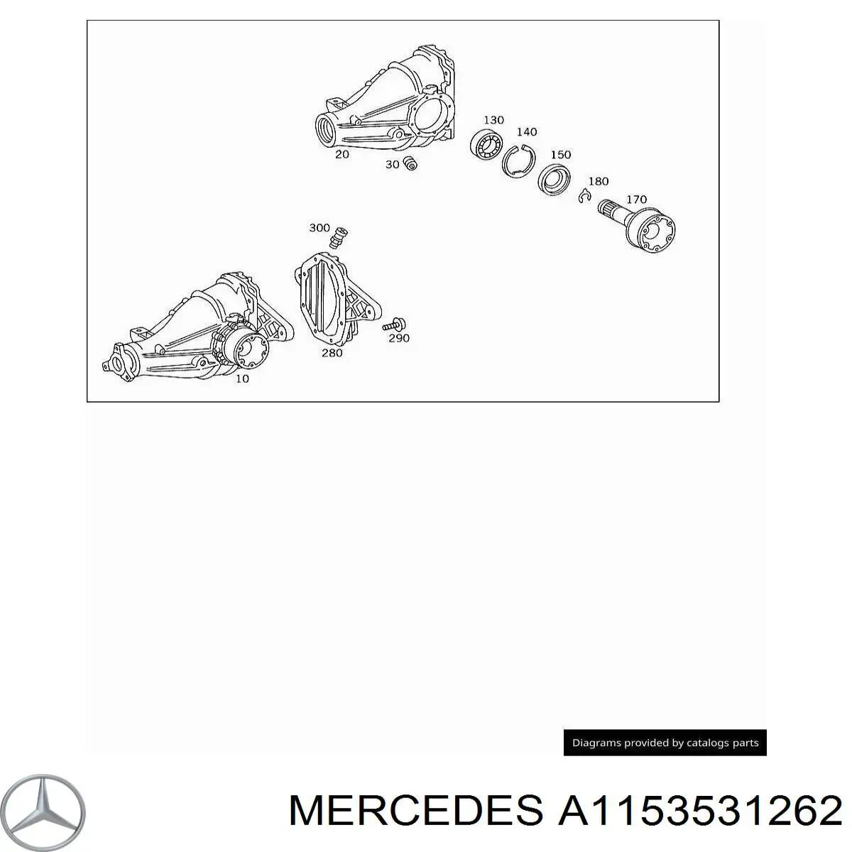  Mercedes A1153531262 цена, от 6.05 USD