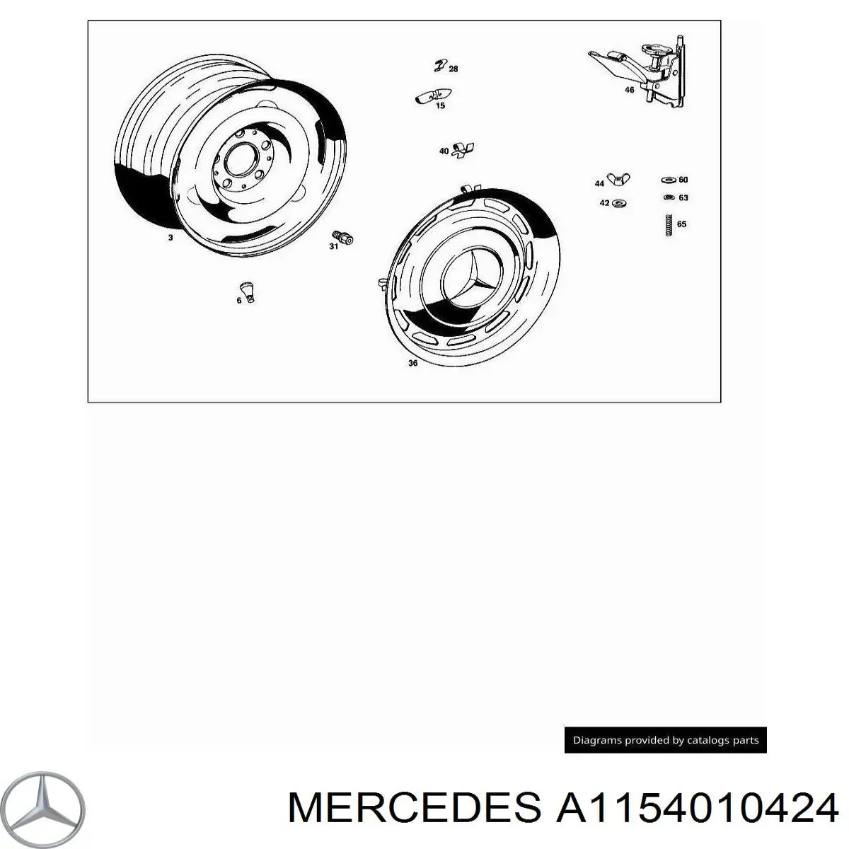 A1154010424 Mercedes 