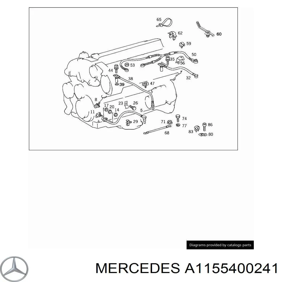  Mercedes A1155400241 цена, от 5.07 USD