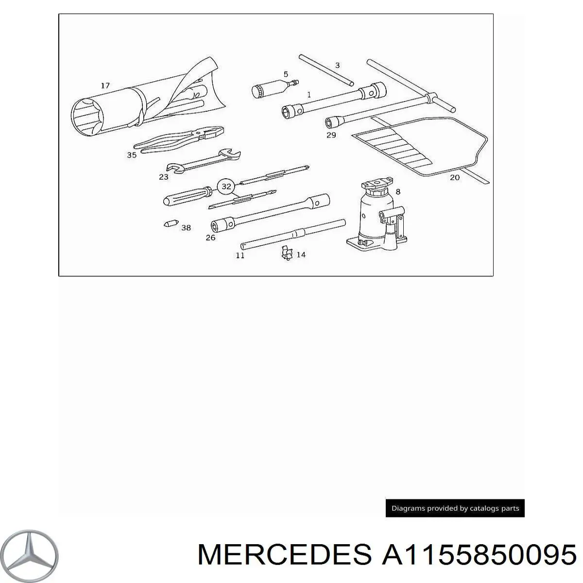 A1155850095 Mercedes 
