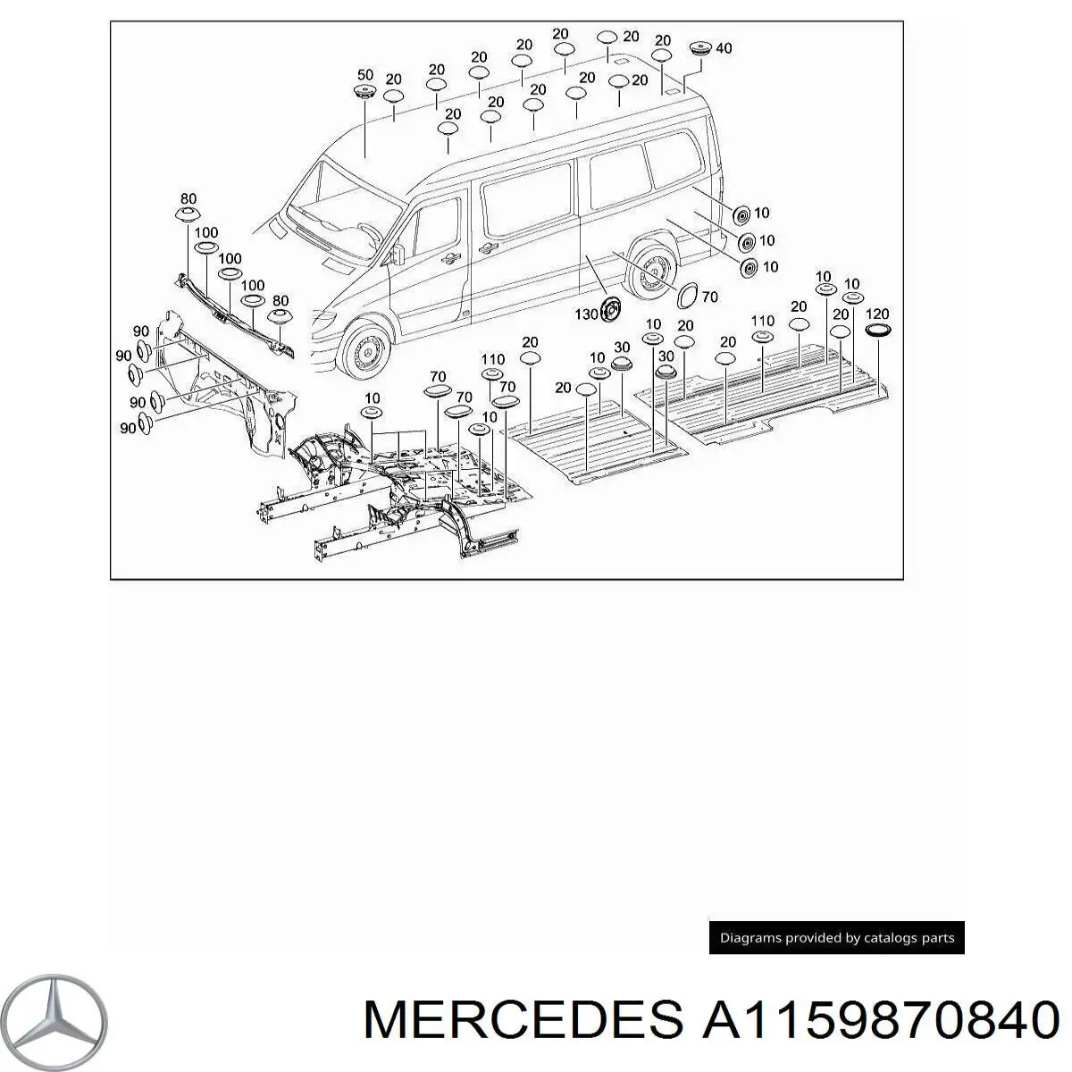 Купить 1159870840 Mercedes 