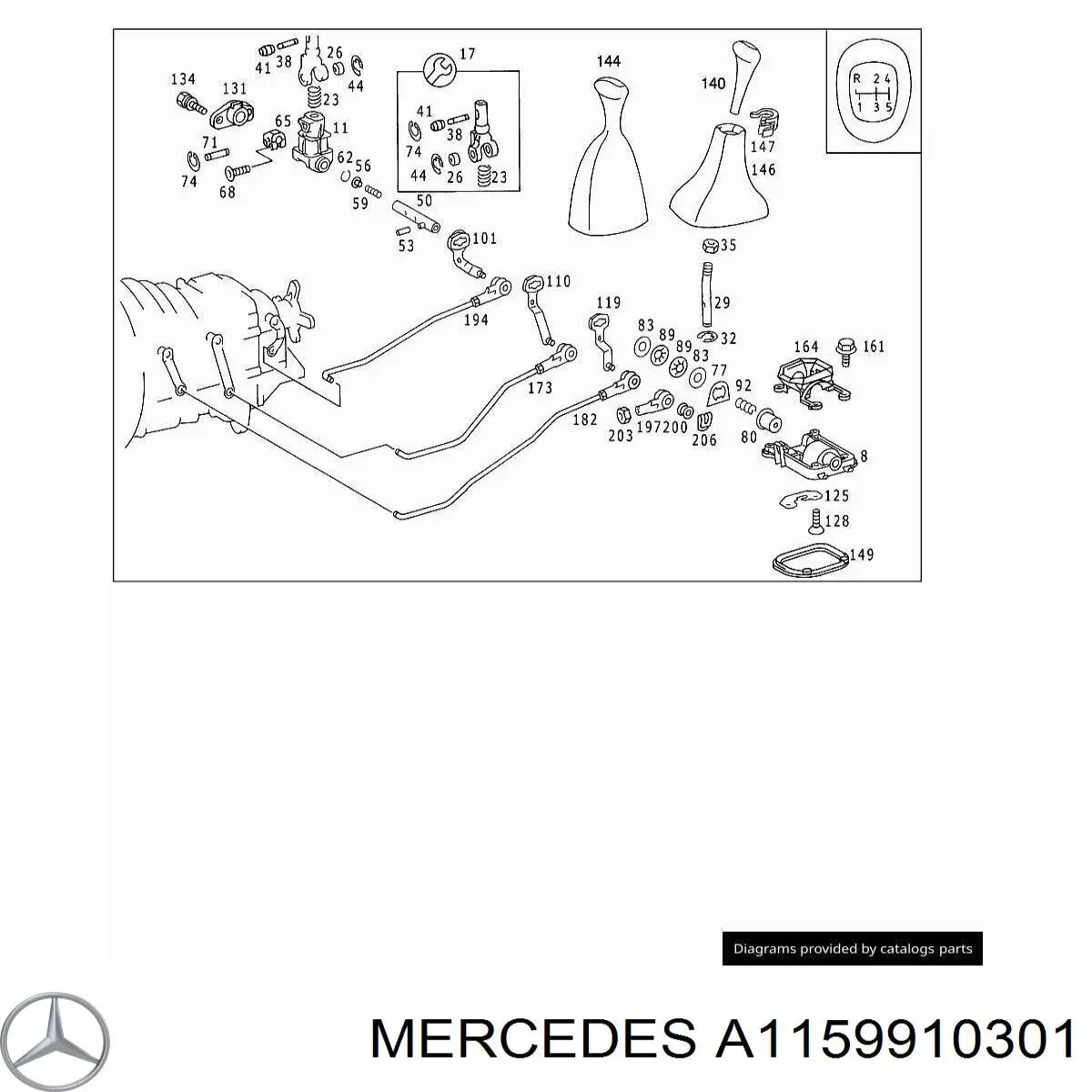 Mercedes A1159910301