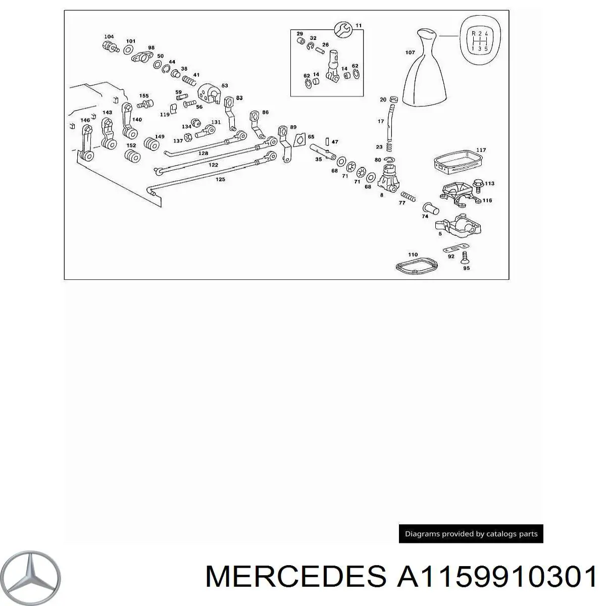  Mercedes A1159910301 цена, от 2.17 USD