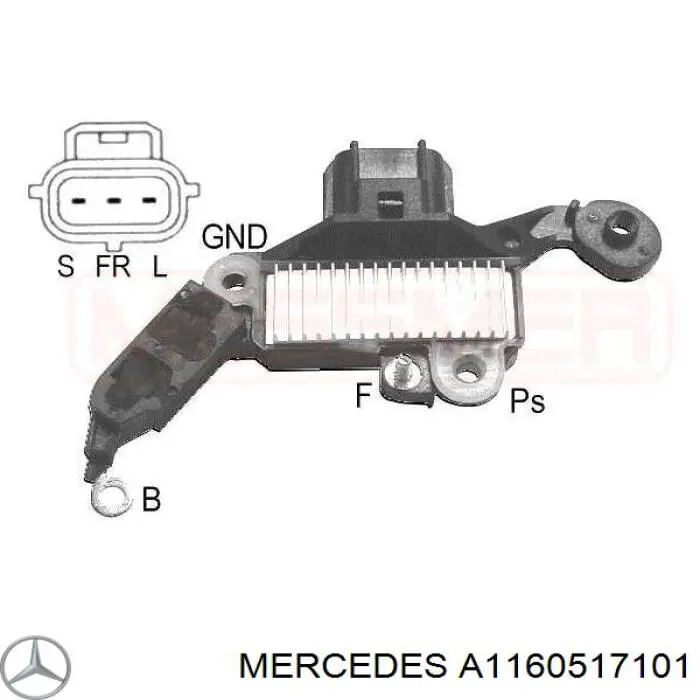 A1160517101 Mercedes распредвал двигателя правый