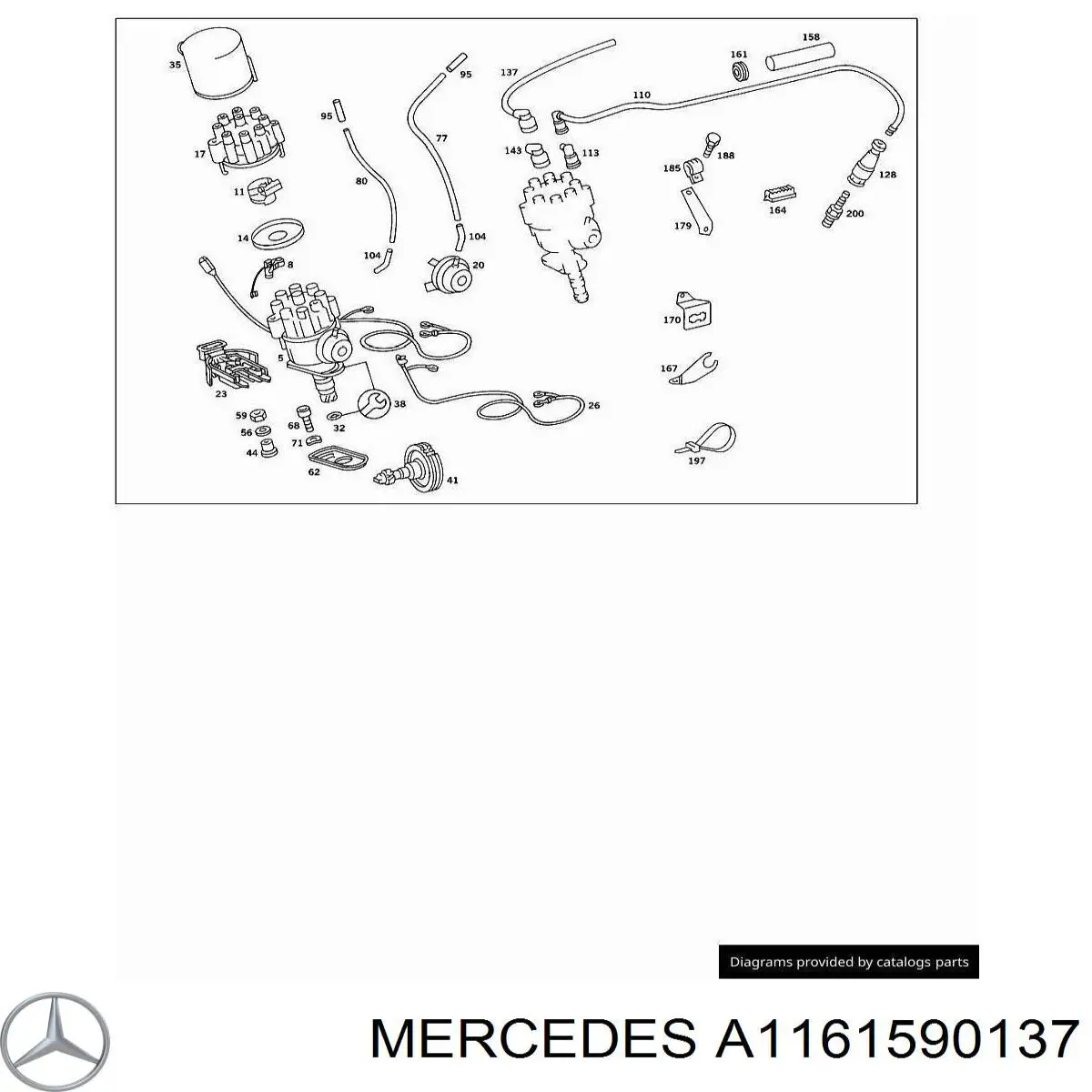  Mercedes A1161590137 цена, от 5.43 USD