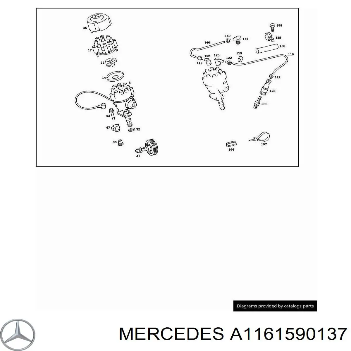 Купить A1161590137 Mercedes 