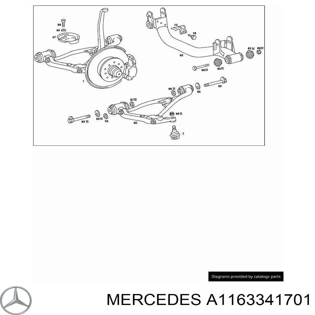A1163341701 Mercedes 