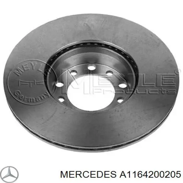 A1164200205 Mercedes диск тормозной передний