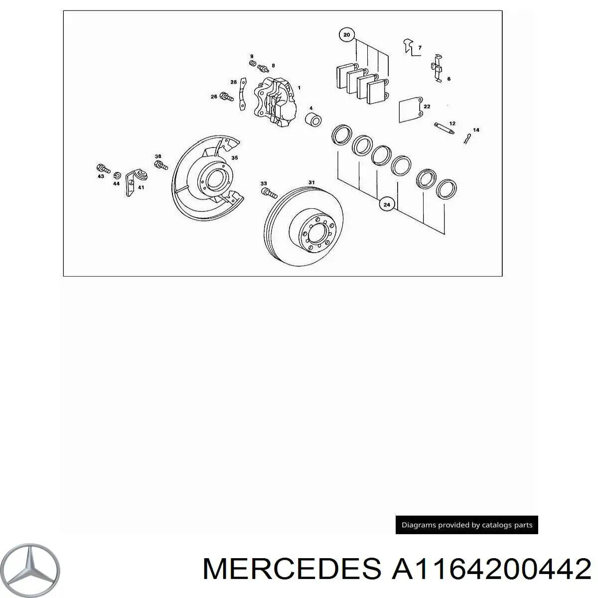 A1164200442 Mercedes 