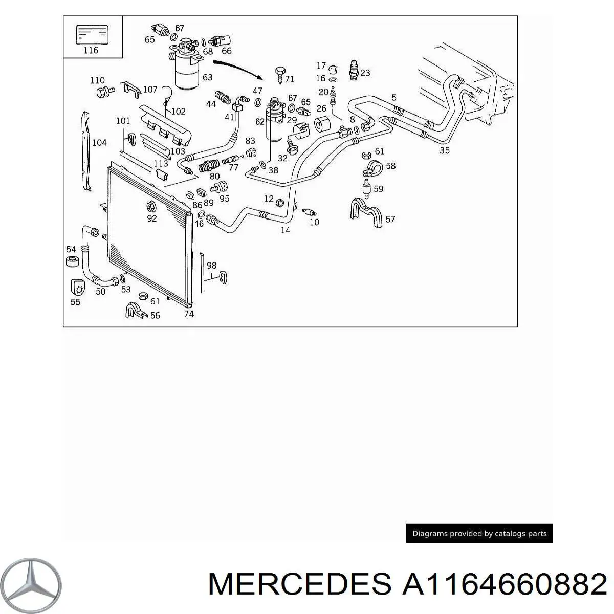  Mercedes A1164660882