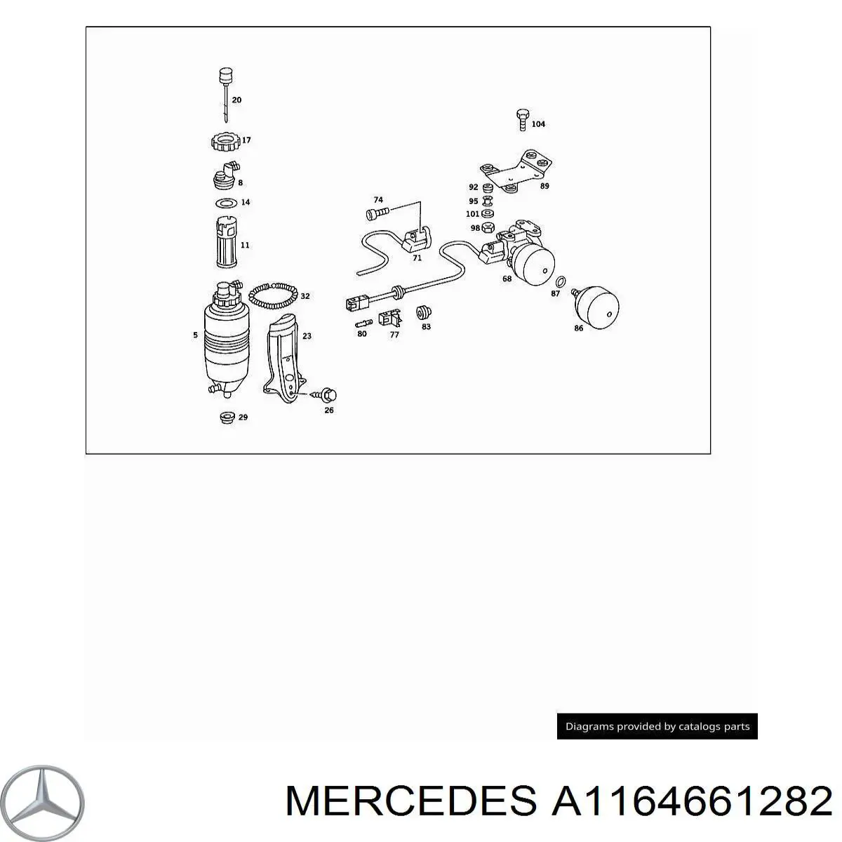  Mercedes A1164661282
