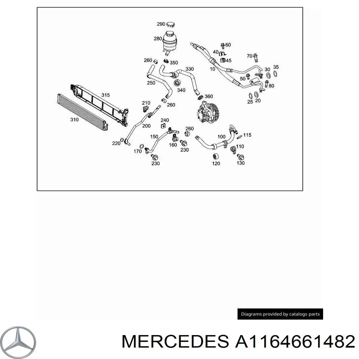 Купить A1164661482 Mercedes 