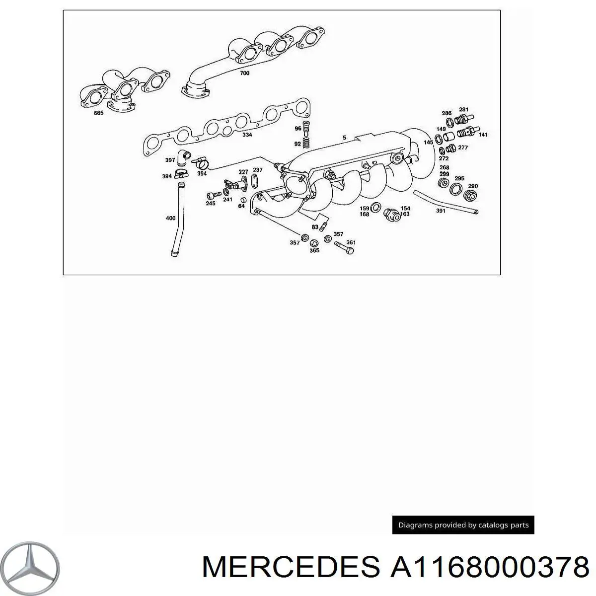 Регулятор холостого хода A1168000378 Mercedes