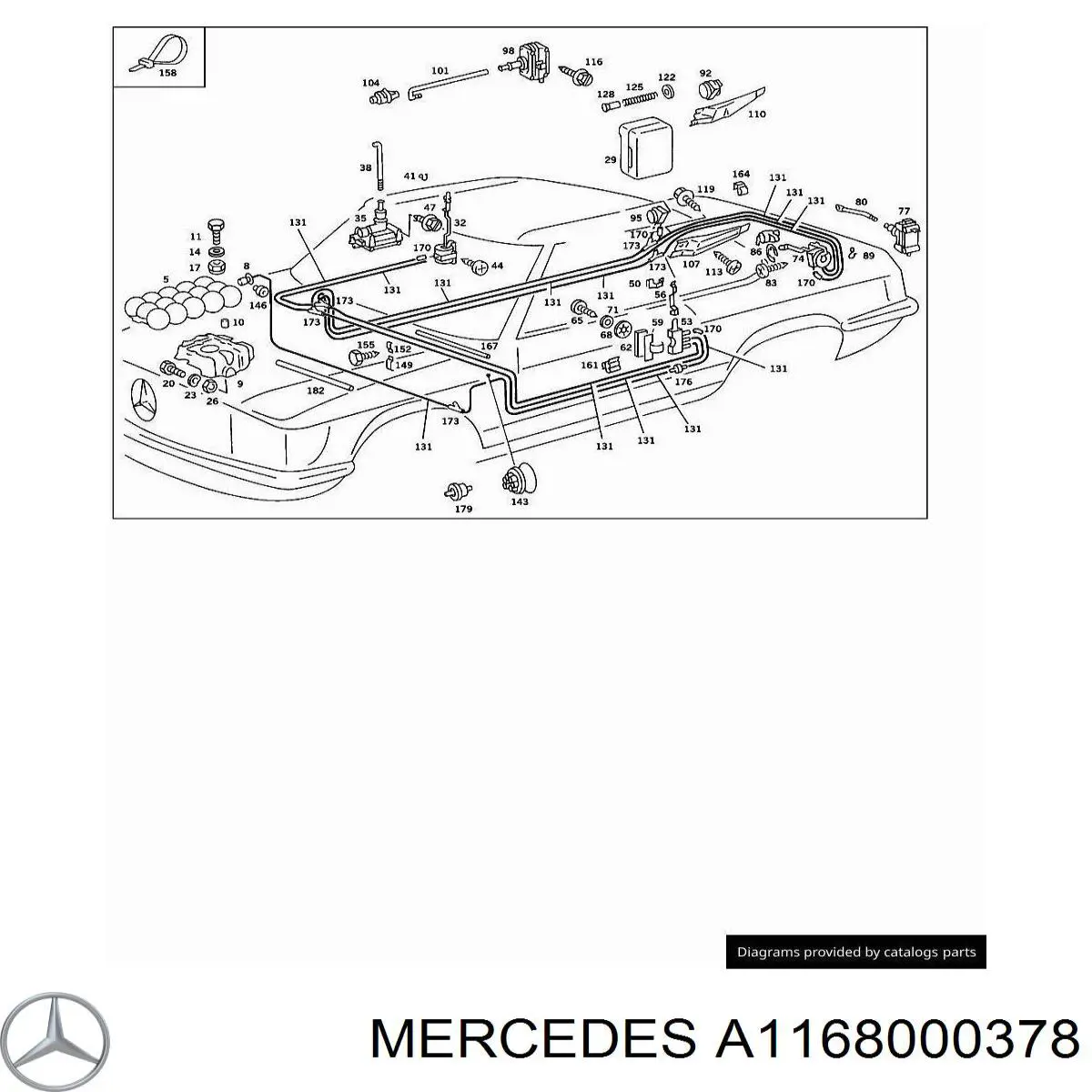 РХХ Mercedes A1168000378