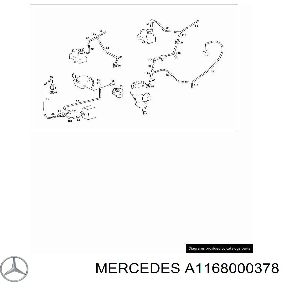 Клапан холостого хода Mercedes A1168000378 цена, от 2.48 USD