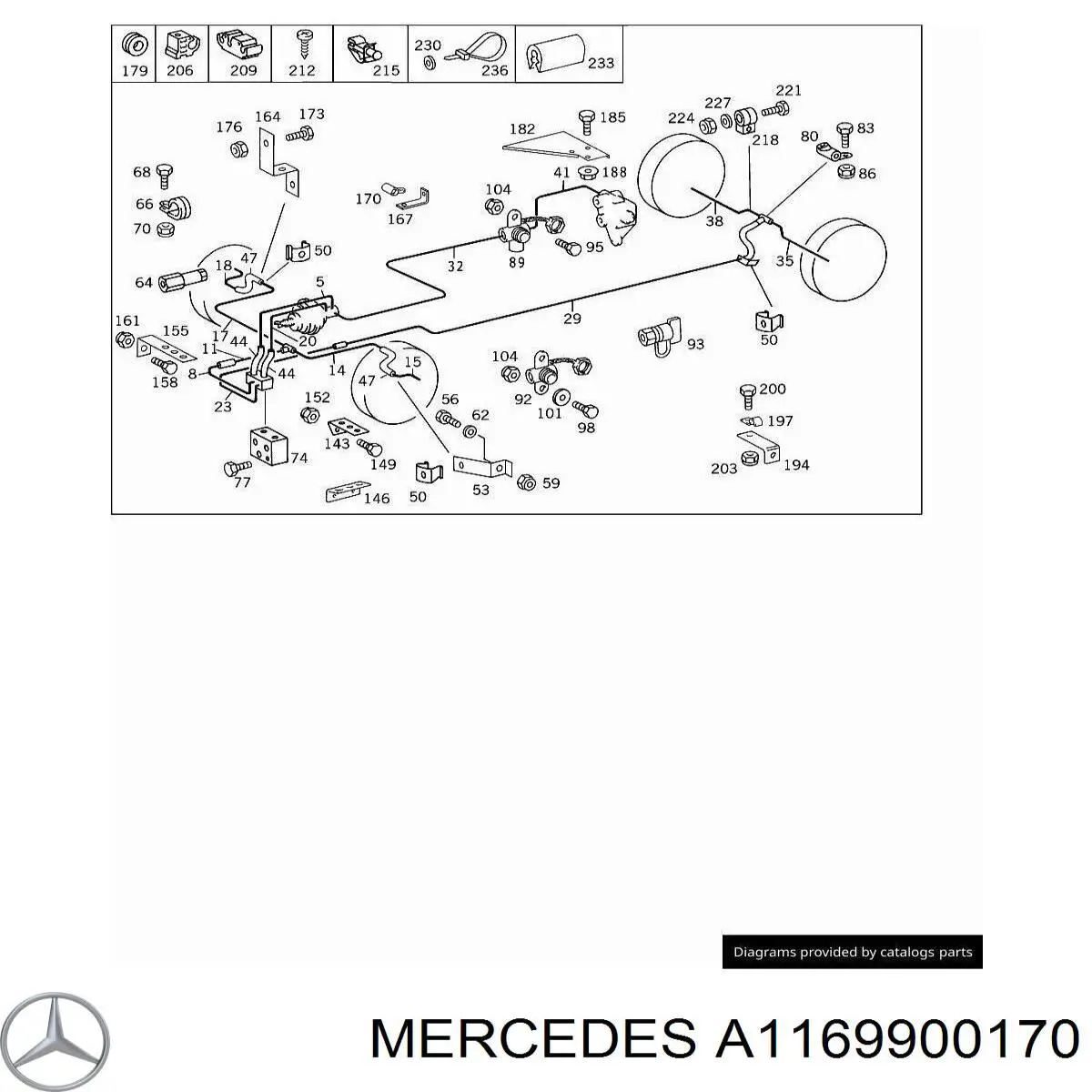 A1169900170 Mercedes 