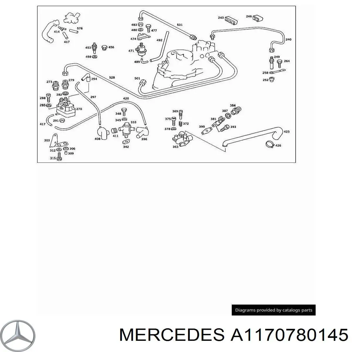 Купить A1158050322 Mercedes 
