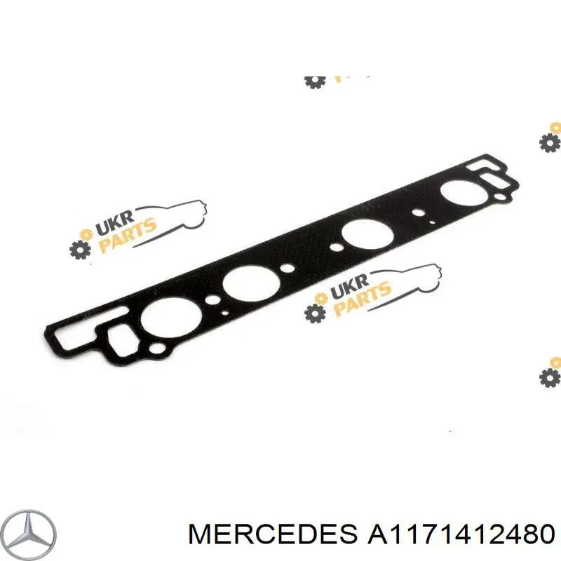  Прокладка впускного коллектора левая Mercedes S 