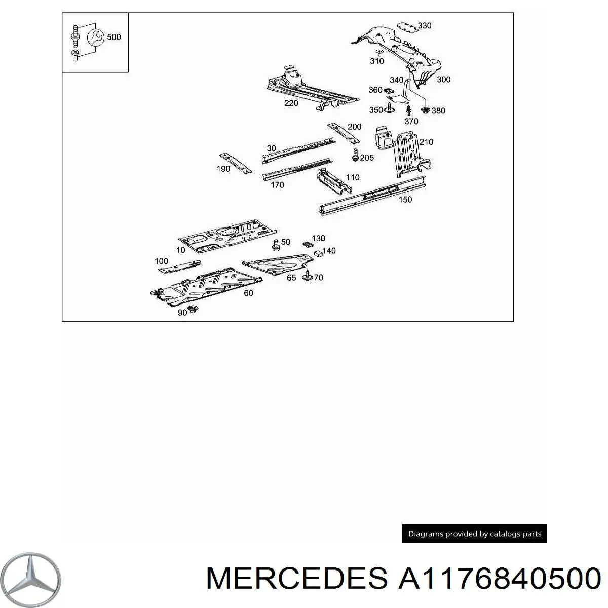 A1176840500 Mercedes 