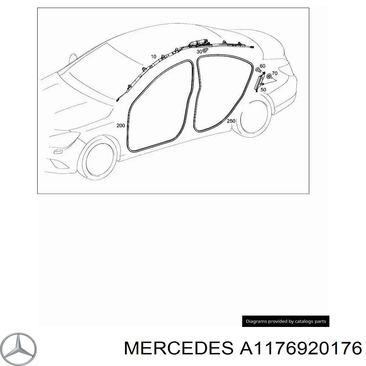  Mercedes A1176920176 цена, от 19.00 USD