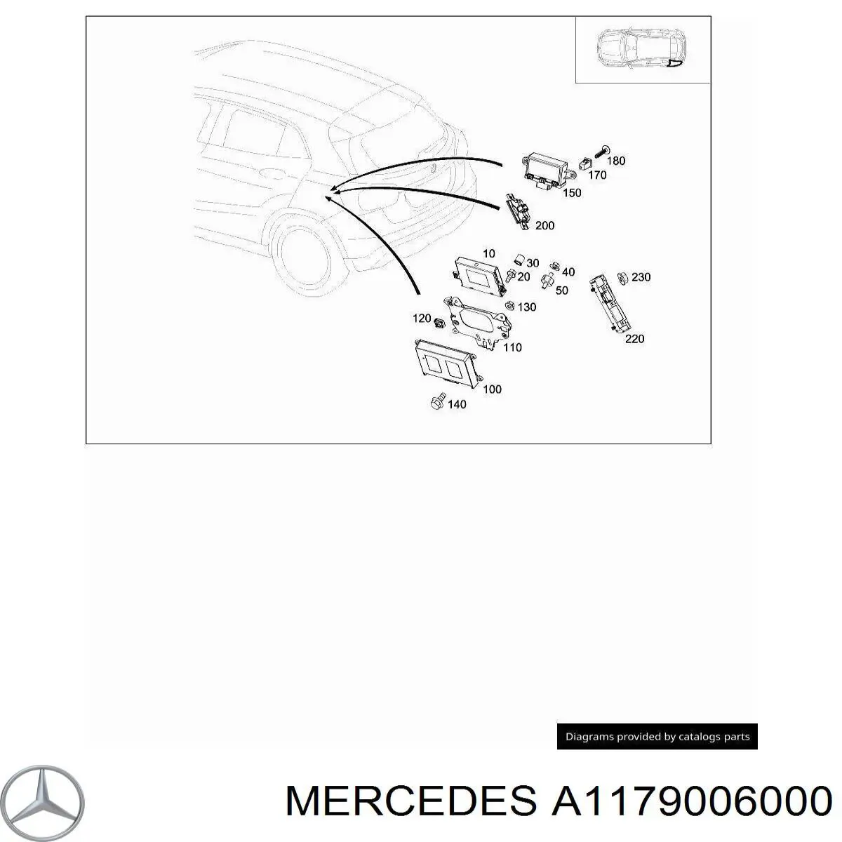 Купить 1179006000 Mercedes 