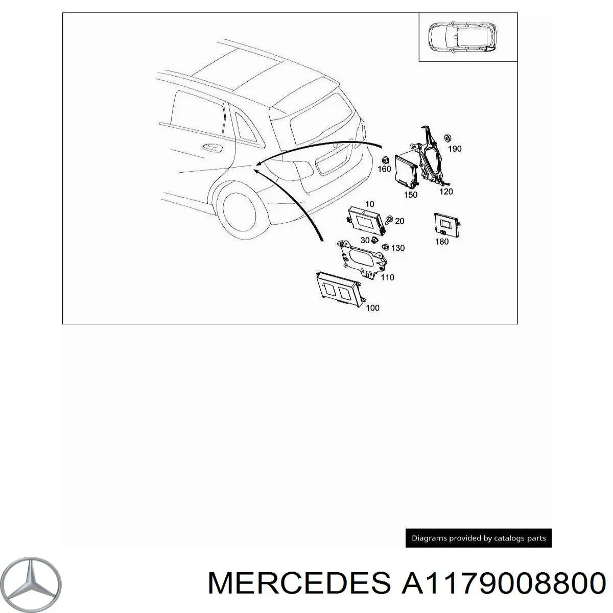 A1179008800 Mercedes 