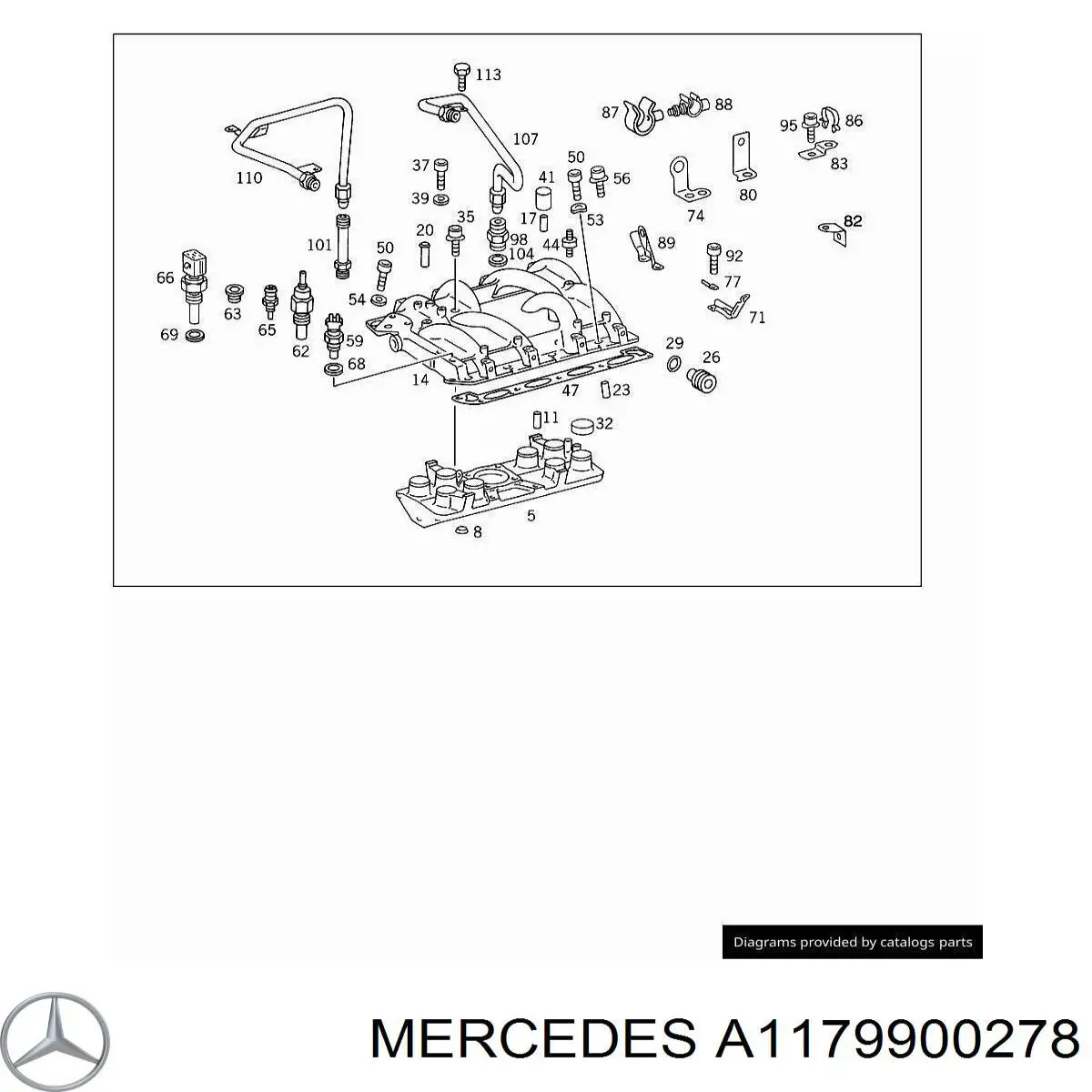 Купить A1179900278 Mercedes 