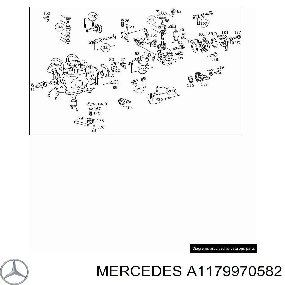 Купить A1179970582 Mercedes 