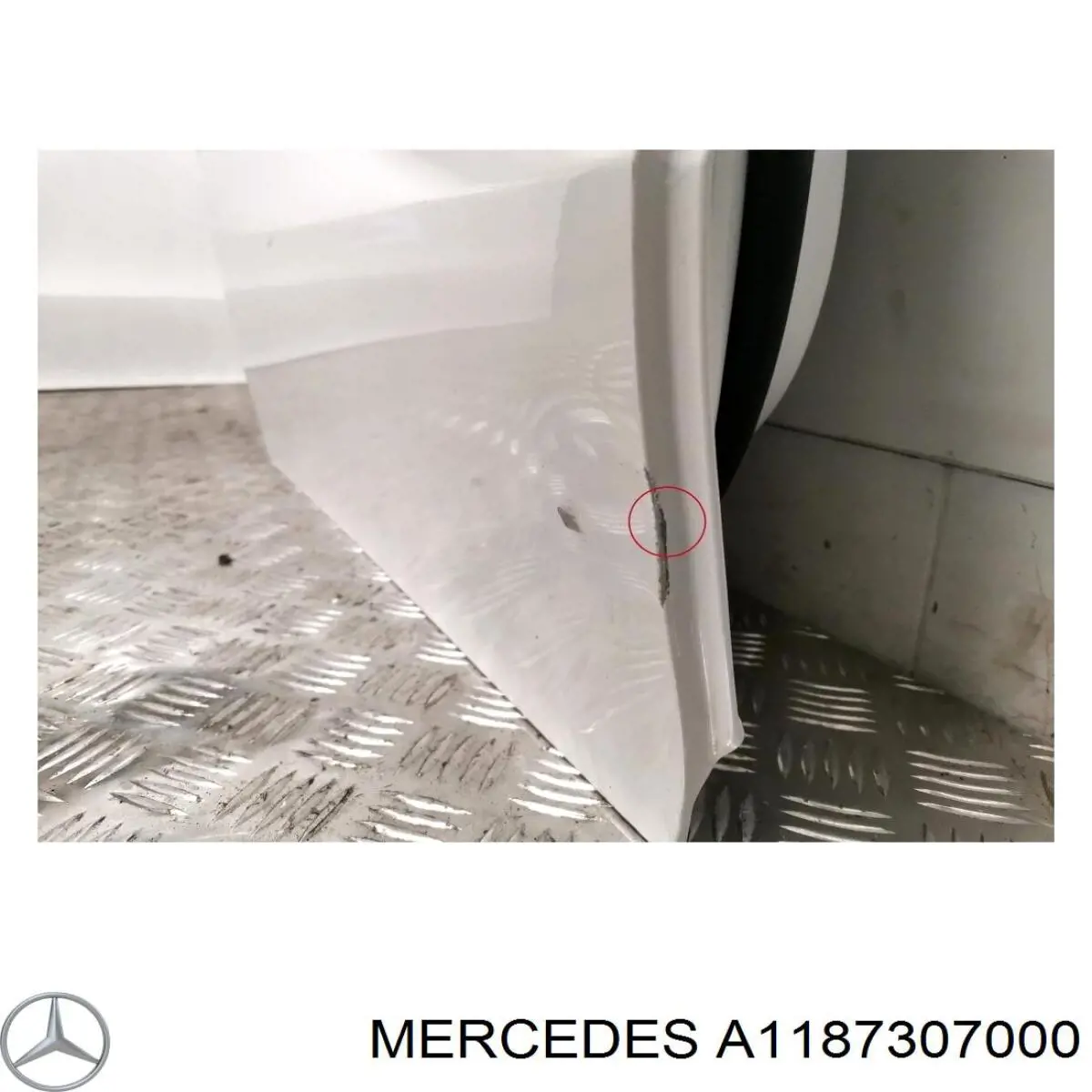 A1187307000 Mercedes Дверь задняя, правая