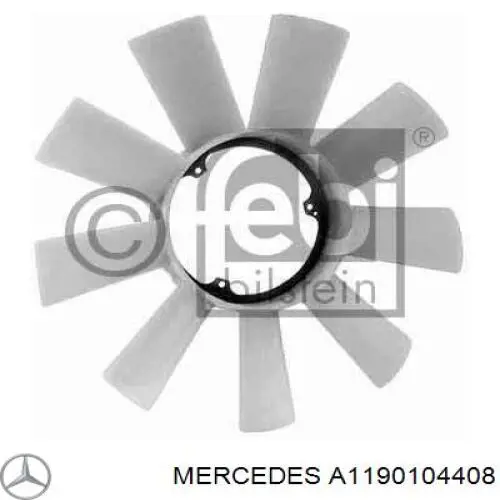 A1190104408 Mercedes Комплект прокладок двигателя, нижний