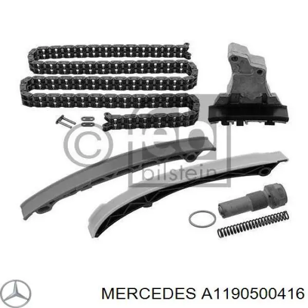 A1190500416 Mercedes башмак натяжителя цепи грм